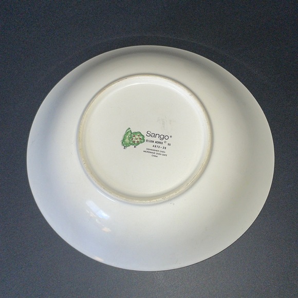 Sango Green Acres 4873-20 Oval Soup Bowl 7 7/8” Vintage Replacement China - Picture 6 of 6